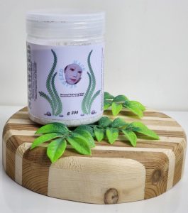 ماسک پودری جلبک و شیر